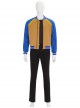 Shang-Chi And The Legend Of The Ten Rings Halloween Cosplay Costume Shang-Chi Blue Yellow Color Splicing Jacket