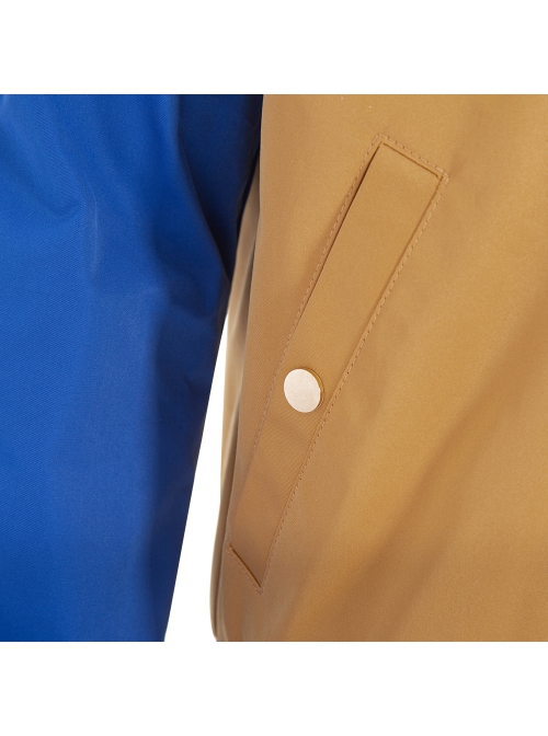 Shang-Chi And The Legend Of The Ten Rings Halloween Cosplay Costume Shang-Chi Blue Yellow Color Splicing Jacket