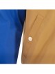 Shang-Chi And The Legend Of The Ten Rings Halloween Cosplay Costume Shang-Chi Blue Yellow Color Splicing Jacket