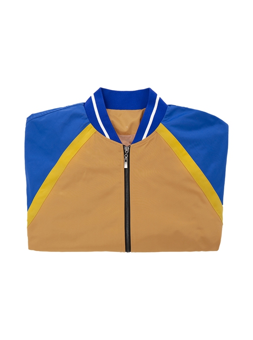 Shang-Chi And The Legend Of The Ten Rings Halloween Cosplay Costume Shang-Chi Blue Yellow Color Splicing Jacket