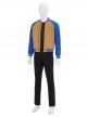 Shang-Chi And The Legend Of The Ten Rings Halloween Cosplay Costume Shang-Chi Blue Yellow Color Splicing Jacket