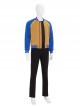 Shang-Chi And The Legend Of The Ten Rings Halloween Cosplay Costume Shang-Chi Blue Yellow Color Splicing Jacket