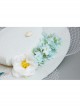 Seaside Blue Starfish White Flowers Shell Net Yarn Female Beach Holiday Fashion Top Hat