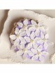 Fashion Casual Sweet Elegant Performance White Flower Pearl Female Purple Top Hat Hairpin
