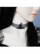 Fashion Halloween Masquerade Retro Black Witch Hat Mesh Female Choker