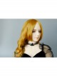 Fashion Halloween Masquerade Retro Black Witch Hat Mesh Female Choker