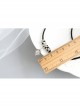 Personality Fashion Love Rhinestone Simple Female Long and Short Black Double Layer Short Necklace