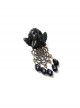 Halloween Black Retro Fashion Gothic Drop-Shaped Crystal Angel Female Brooch