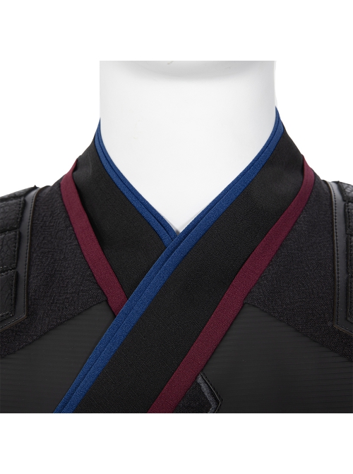 Shang-Chi And The Legend Of The Ten Rings Wen Wu Black Battle Suit Halloween Cosplay Costume Full Set