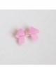 Fashion Cute Bow Children Princess Lady Small Baby All-Inclusive Fabric Duckbill Hairpin