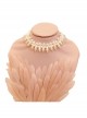 Fashion Elegant Baroque White Imitation Pearl Sexy Handmade Female Short Necklace