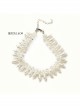 Fashion Elegant Baroque White Imitation Pearl Sexy Handmade Female Short Necklace