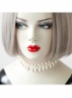 Fashion Elegant Baroque White Imitation Pearl Sexy Handmade Female Short Necklace