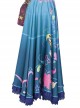 Encanto Mirabel Cute Printing Blue Long Skirt Suit Halloween Cosplay Costume Full Set