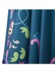 Encanto Mirabel Cute Printing Blue Long Skirt Suit Halloween Cosplay Costume Full Set