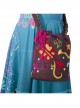 Encanto Mirabel Cute Printing Blue Long Skirt Suit Halloween Cosplay Costume Full Set
