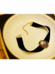 Simple Christmas Female Fashion Retro Personality Black Velvet Short Necklace