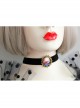 Simple Christmas Female Fashion Retro Personality Black Velvet Short Necklace
