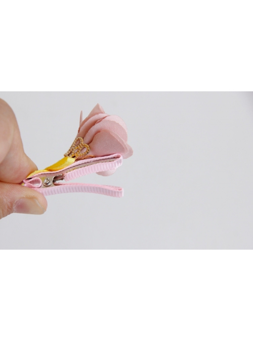 Fashion Cute Petal Bow Festival Birthday Child Girl Princess Baby Hairpin