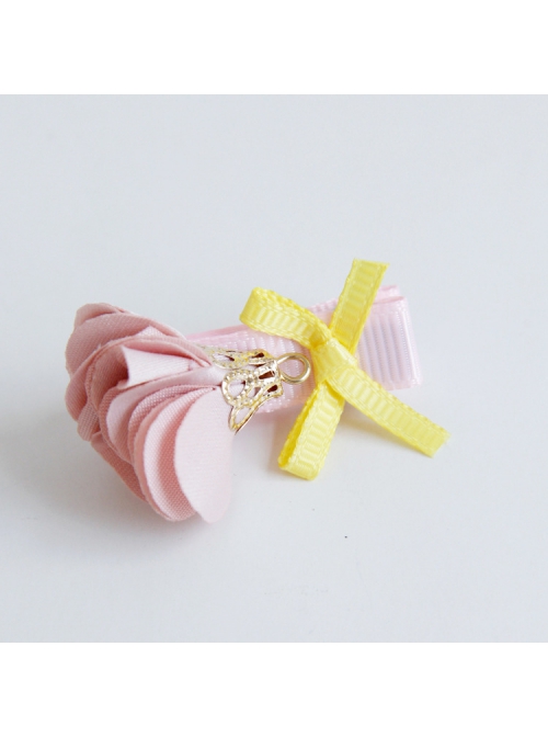 Fashion Cute Petal Bow Festival Birthday Child Girl Princess Baby Hairpin