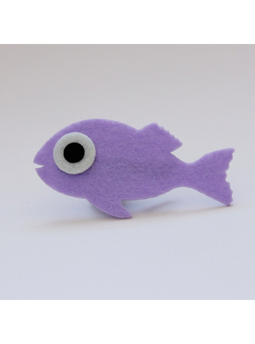 Fashion Cute Holiday Cartoon Fish Children Female Baby Fabric Creative Hairpin
