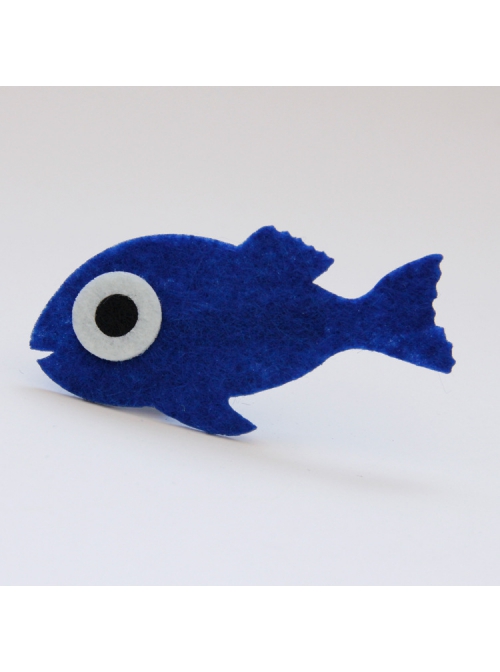 Fashion Cute Holiday Cartoon Fish Children Female Baby Fabric Creative Hairpin
