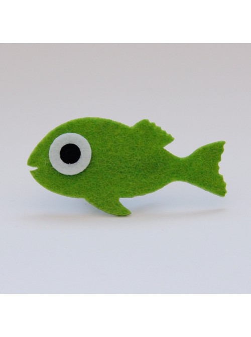 Fashion Cute Holiday Cartoon Fish Children Female Baby Fabric Creative Hairpin