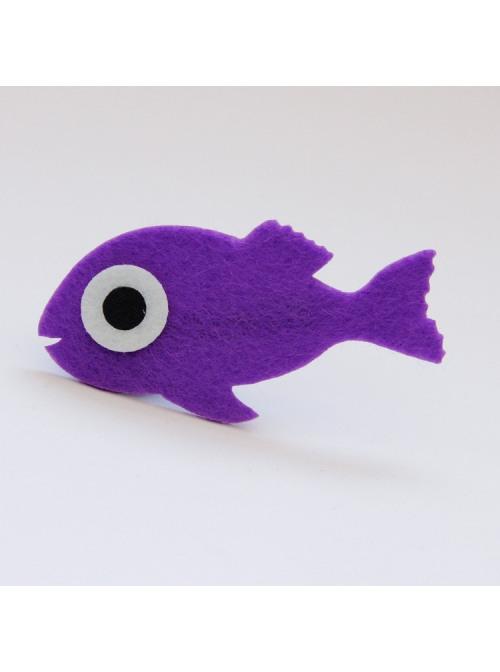 Fashion Cute Holiday Cartoon Fish Children Female Baby Fabric Creative Hairpin