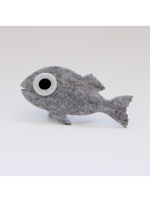 Fashion Cute Holiday Cartoon Fish Children Female Baby Fabric Creative Hairpin