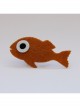 Fashion Cute Holiday Cartoon Fish Children Female Baby Fabric Creative Hairpin
