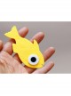 Fashion Cute Holiday Cartoon Fish Children Female Baby Fabric Creative Hairpin