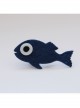 Fashion Cute Holiday Cartoon Fish Children Female Baby Fabric Creative Hairpin
