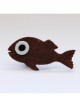 Fashion Cute Holiday Cartoon Fish Children Female Baby Fabric Creative Hairpin