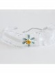 Fashion Sweet Girl Cute Blue Flowers White Lace Bride Female Collar