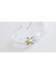 Fashion Sweet Girl Cute Blue Flowers White Lace Bride Female Collar