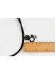 Retro Personality Geometric Fashion Black Rope Female Double Short Necklace