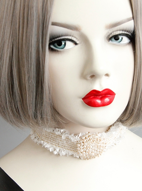 Palace Retro Gothic Fashion Black Velvet Rope All-match Libra Pendant Female Short Necklace