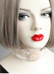 Palace Retro Gothic Fashion Black Velvet Rope All-match Libra Pendant Female Short Necklace