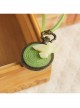 Little Bird Green Velvet Rope Retro Round Pendant Simple Fashion Female Long Necklace
