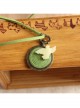 Little Bird Green Velvet Rope Retro Round Pendant Simple Fashion Female Long Necklace