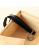 Retro Personality Fashion Black Velvet Rope Love Wings Pendant Simple Female Short Necklace