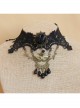 Gothic Punk Fashion Retro Prom Mask Black Rose Flower Pearl Lace Female Choker