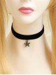 Fashion Retro Simple Starfish Pendant Black Velvet Rope Female Short Necklace