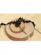 Gothic Retro Fashion Personality Vampire Cross Pendant Black Lace Female Choker
