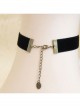 Retro Fashion Love Pendant Gothic Lolita Vampire Black Velvet Rope Female Collar