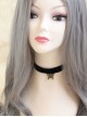 Punk Female Gothic Retro Fashion Personality Simple Butterfly Pendant Black Velvet Rope Collar