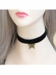 Punk Female Gothic Retro Fashion Personality Simple Butterfly Pendant Black Velvet Rope Collar