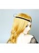 Trend Fashion Retro Halloween Witch Spider Black Velvet Rope Female Hairband