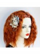 Fashion Rest Mermaid Starfish Artificial Crystal Seashell Blue Coral Tassel Party Seaside Hairpin