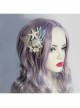 Fashion Rest Mermaid Starfish Artificial Crystal Seashell Blue Coral Tassel Party Seaside Hairpin